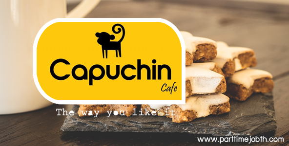 งานร้านกาแฟ Capuchin Cafe เปิดรับพนักงาน Part-Time,Full-Time