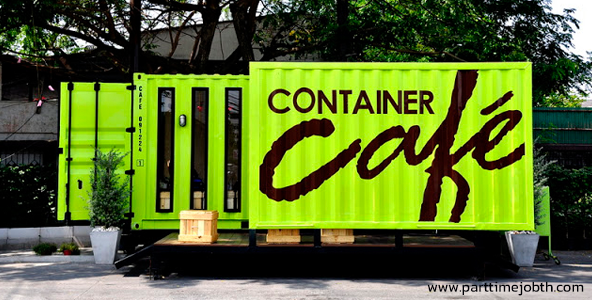 งาน Part Time Cafe’ container บริการร้านกาแฟ รายได้ดี ด่วน!!