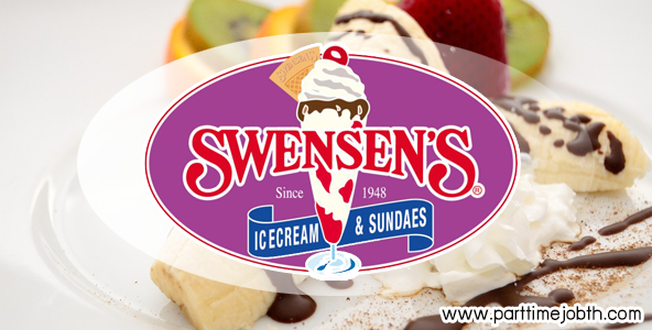 สมัครงาน swensen งานบริการร้านไอศครีม Part-Time , Full-Time